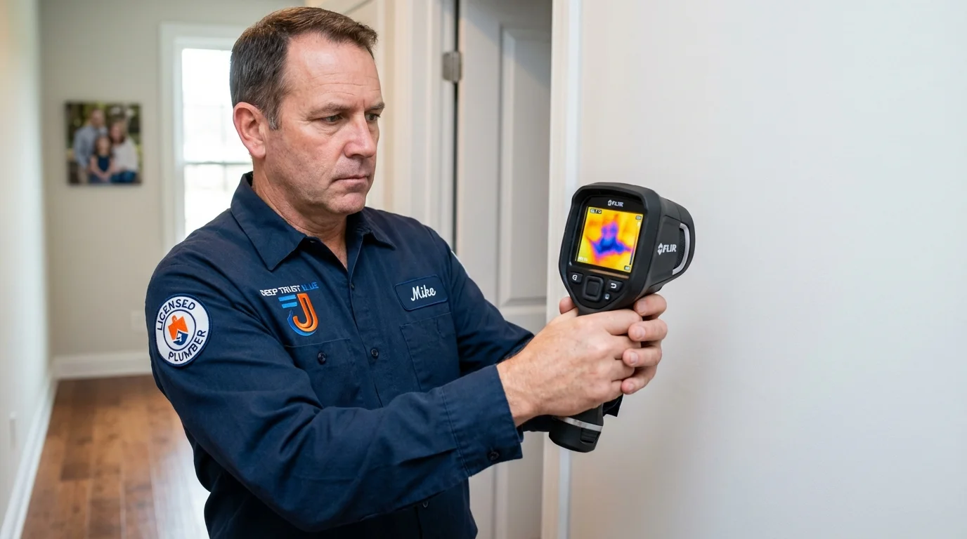 Thermal imaging leak detection by Johns Plumbing LLC in Rossville